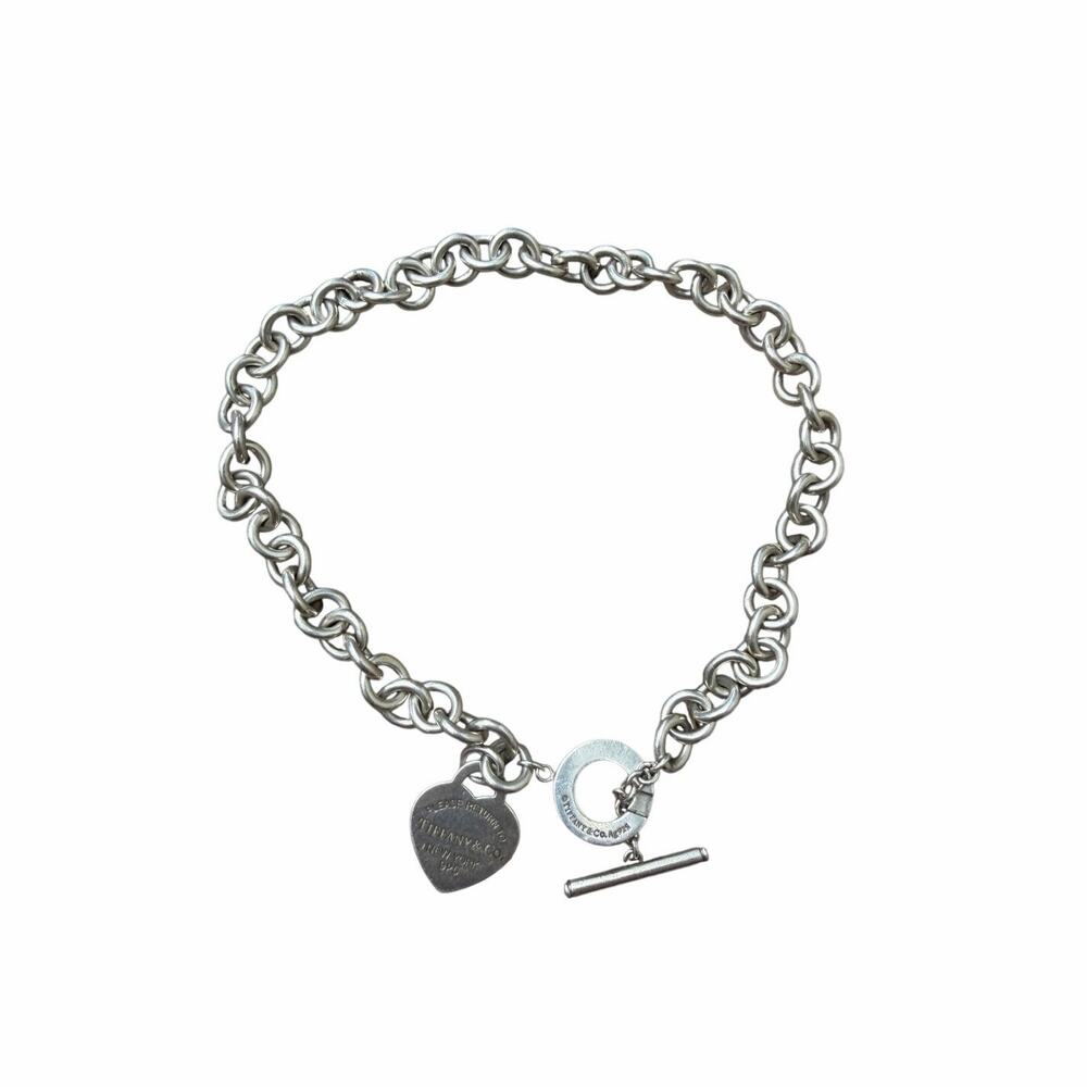 Tiffany & Co. Sterling Silver Toggle Necklace